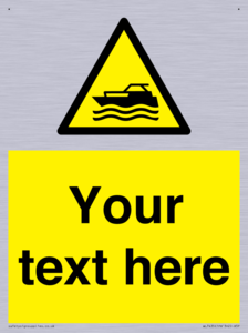 Custom Warning motorised watercraft